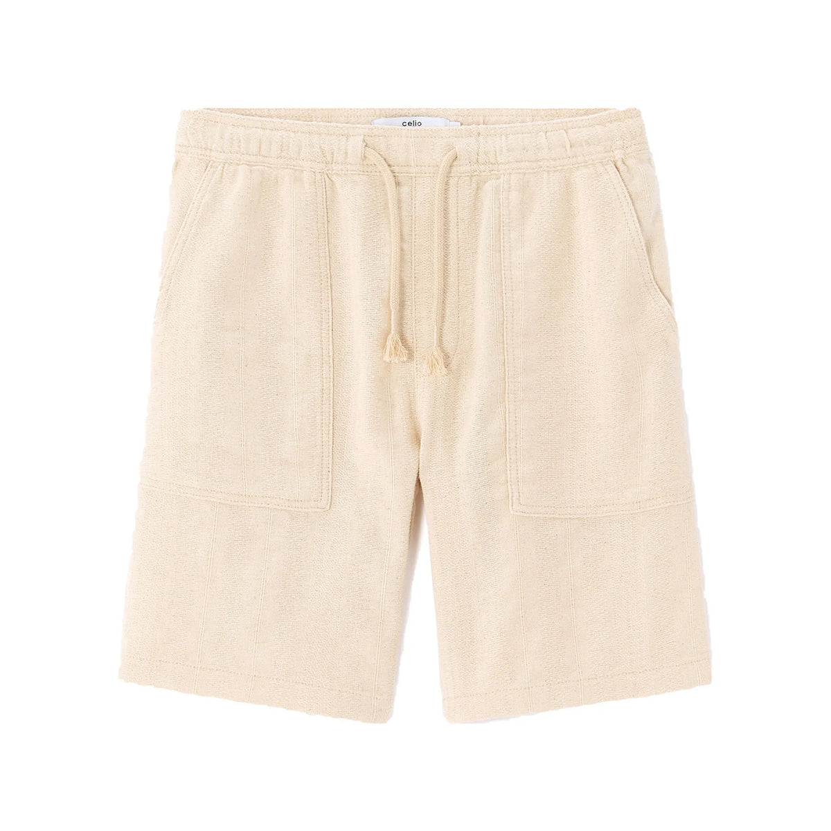 Striped Jacquard Bermuda Shorts