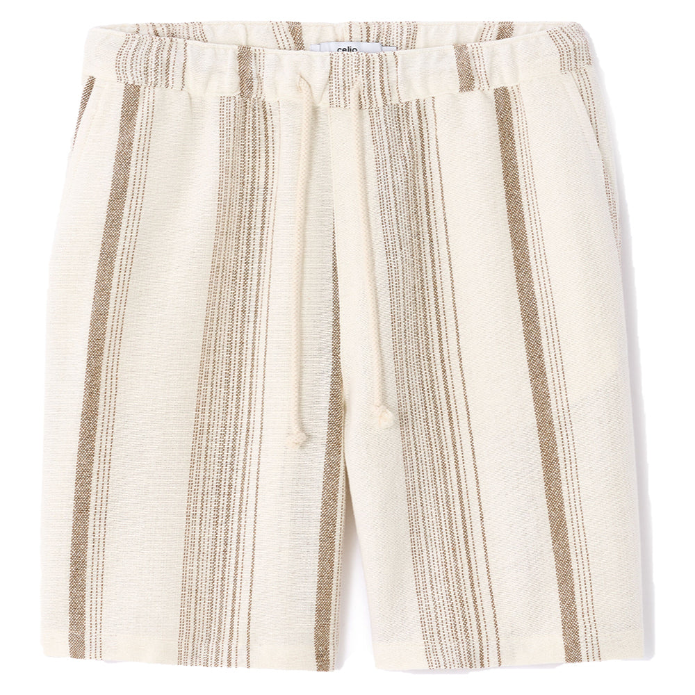 Striped Bermuda Shorts