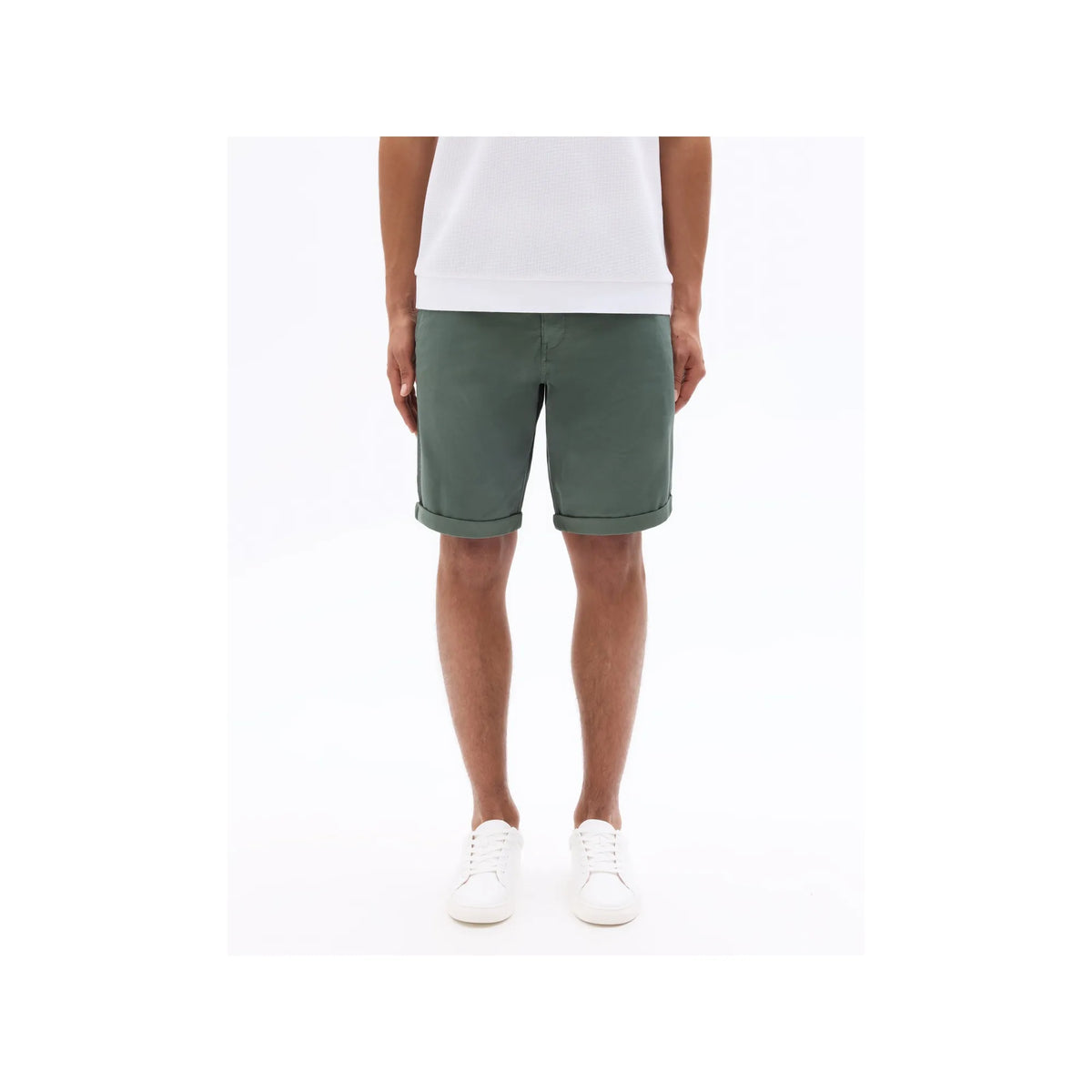 Stretch Cotton Chino Bermuda Shorts