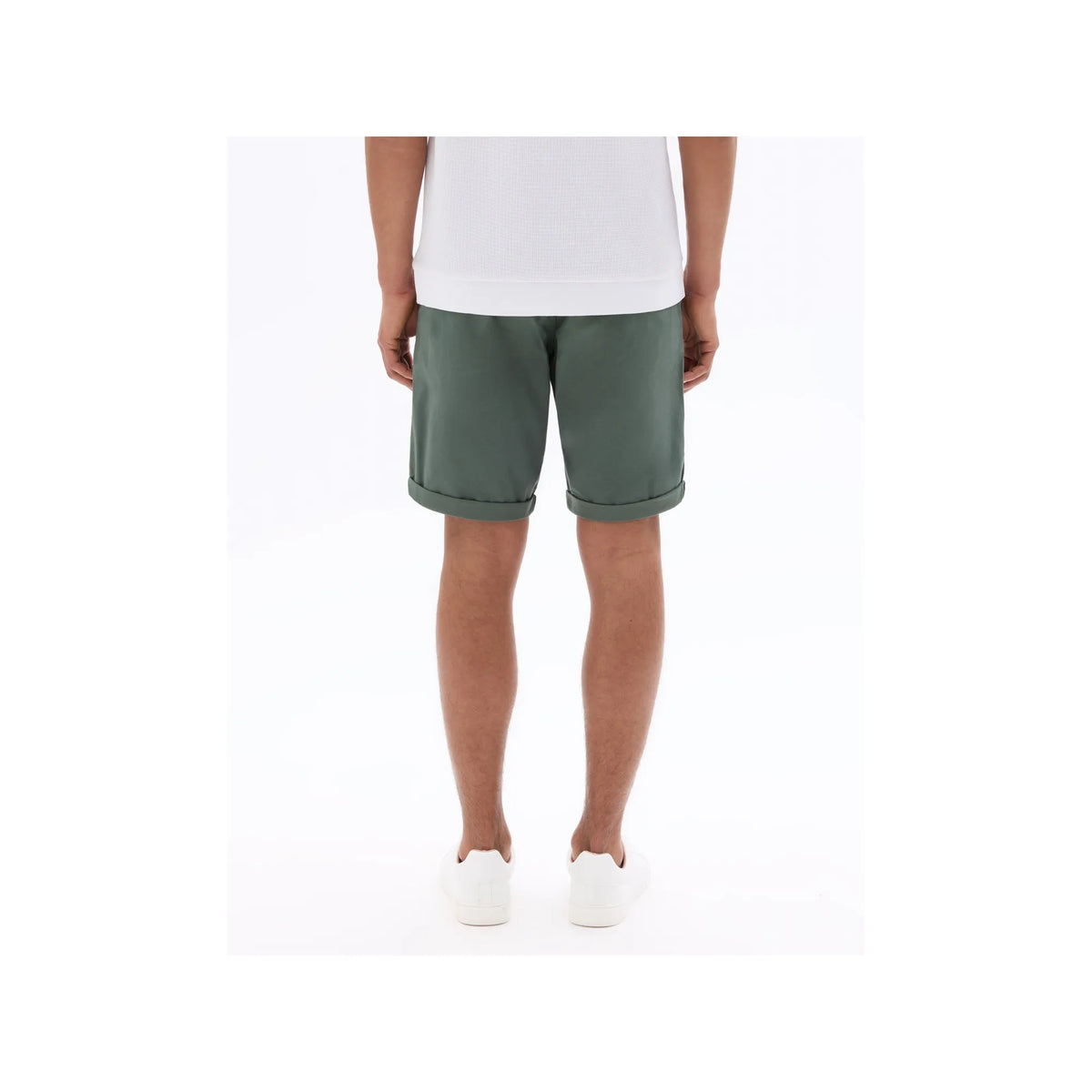 Stretch Cotton Chino Bermuda Shorts