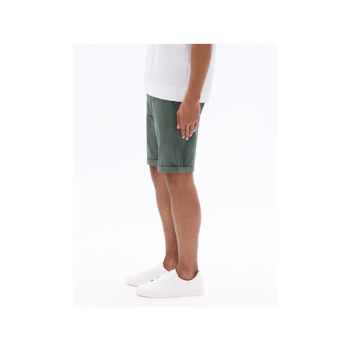 Stretch Cotton Chino Bermuda Shorts