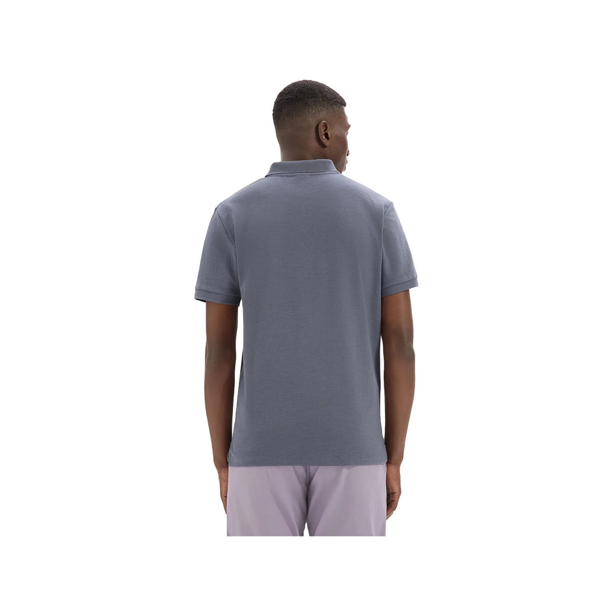 Slim Cotton Blend Polo Shirt