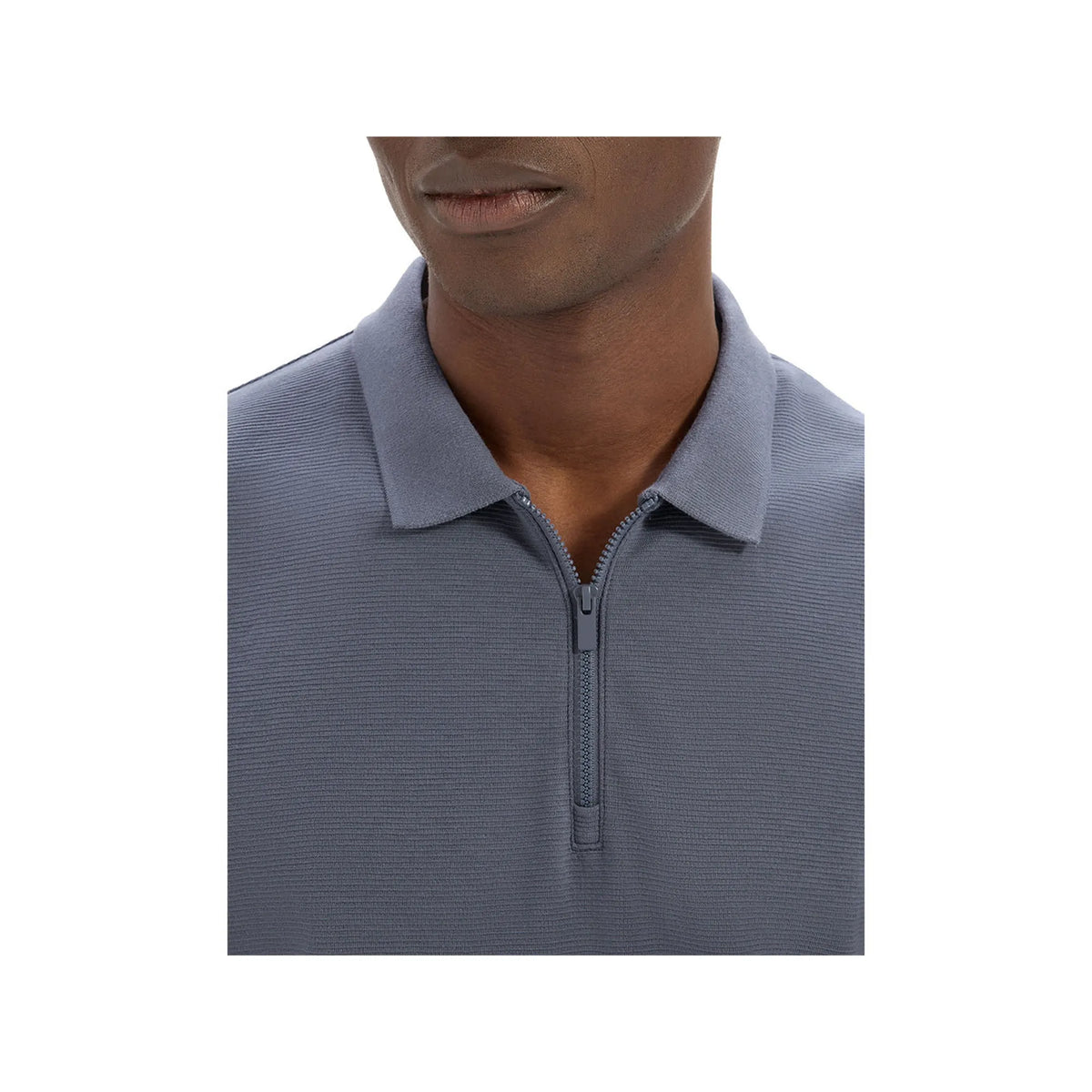 Slim Cotton Blend Polo Shirt