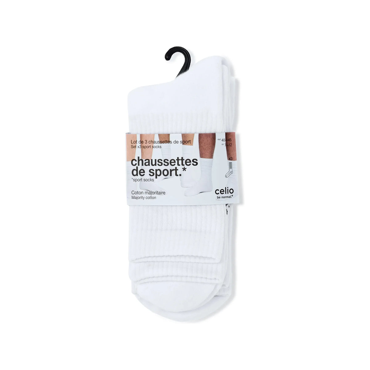 Pack Of 3 Pairs Of Sports Socks