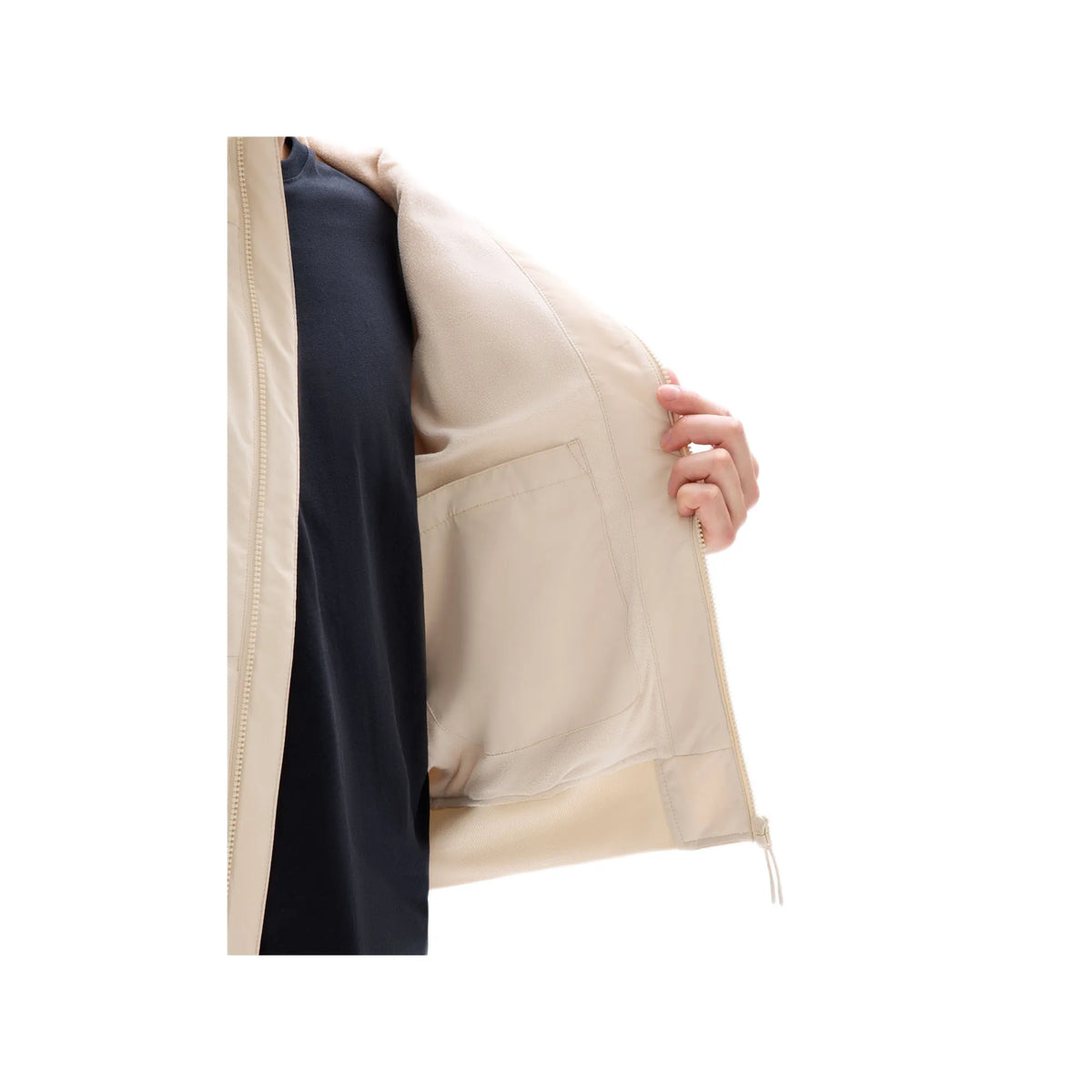 سترة بغطاء للرأس