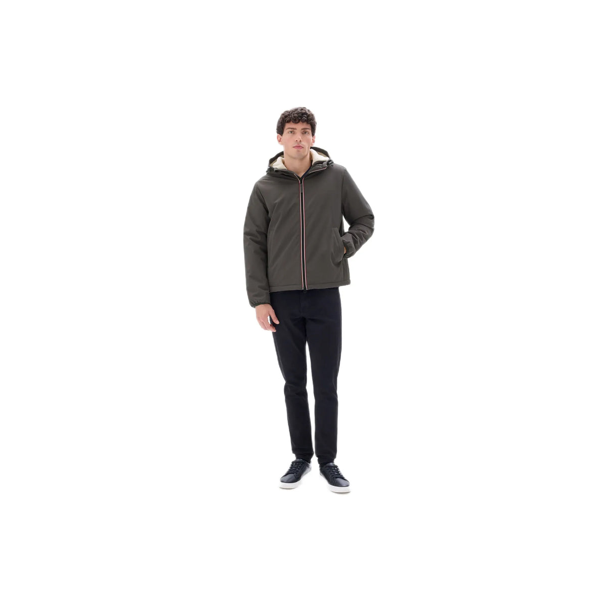 Sherpa-Lined Hooded Jacket