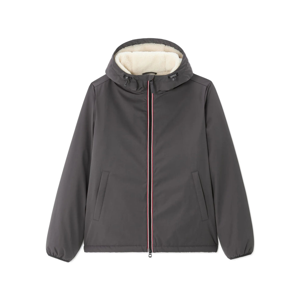 Sherpa-Lined Hooded Jacket