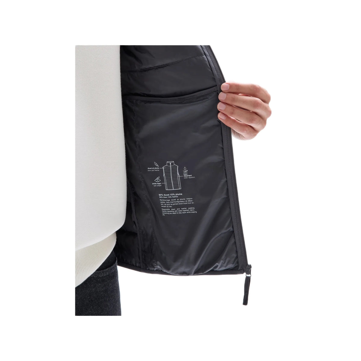 Down Sleeveless Puffer