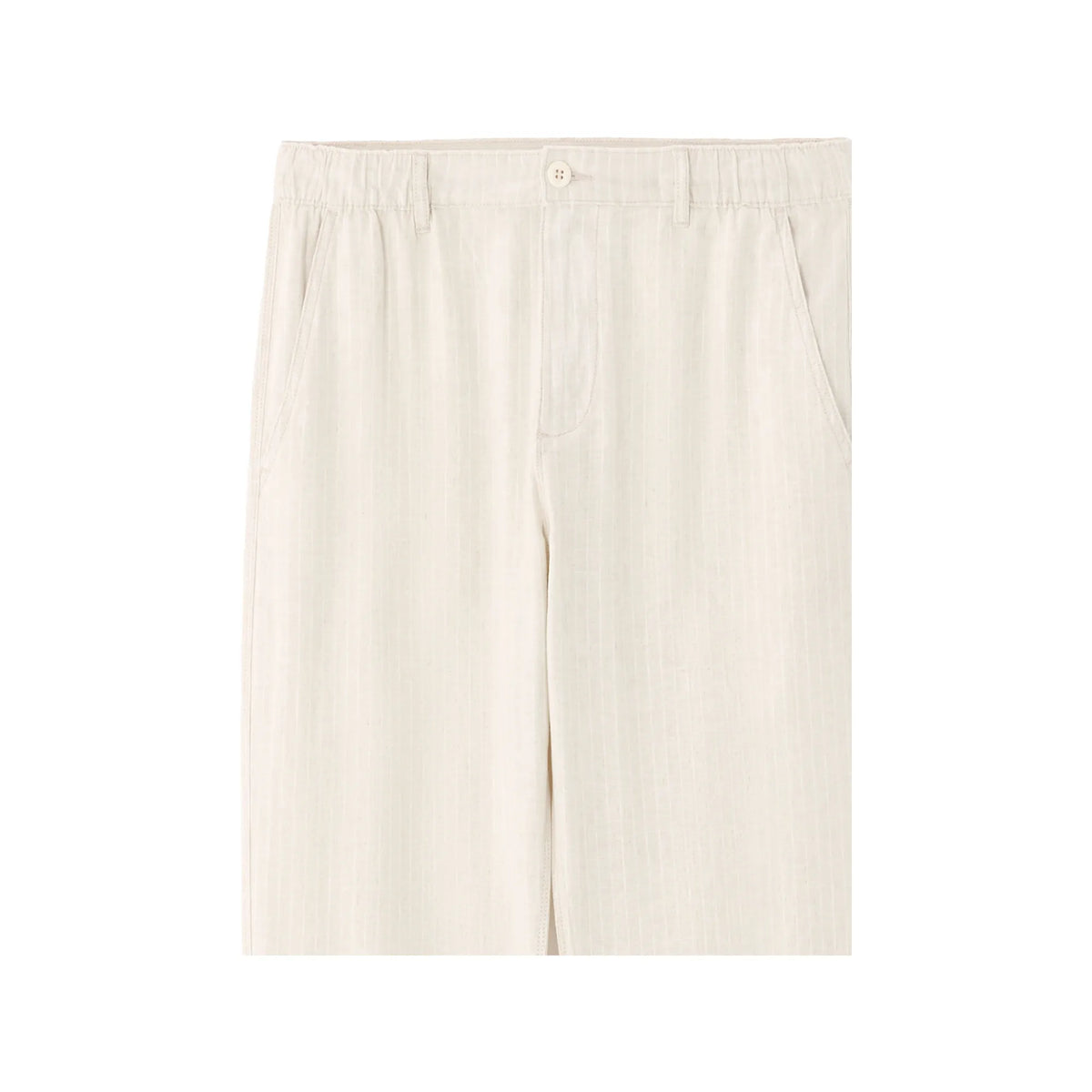 Striped Linen And Cotton Pants