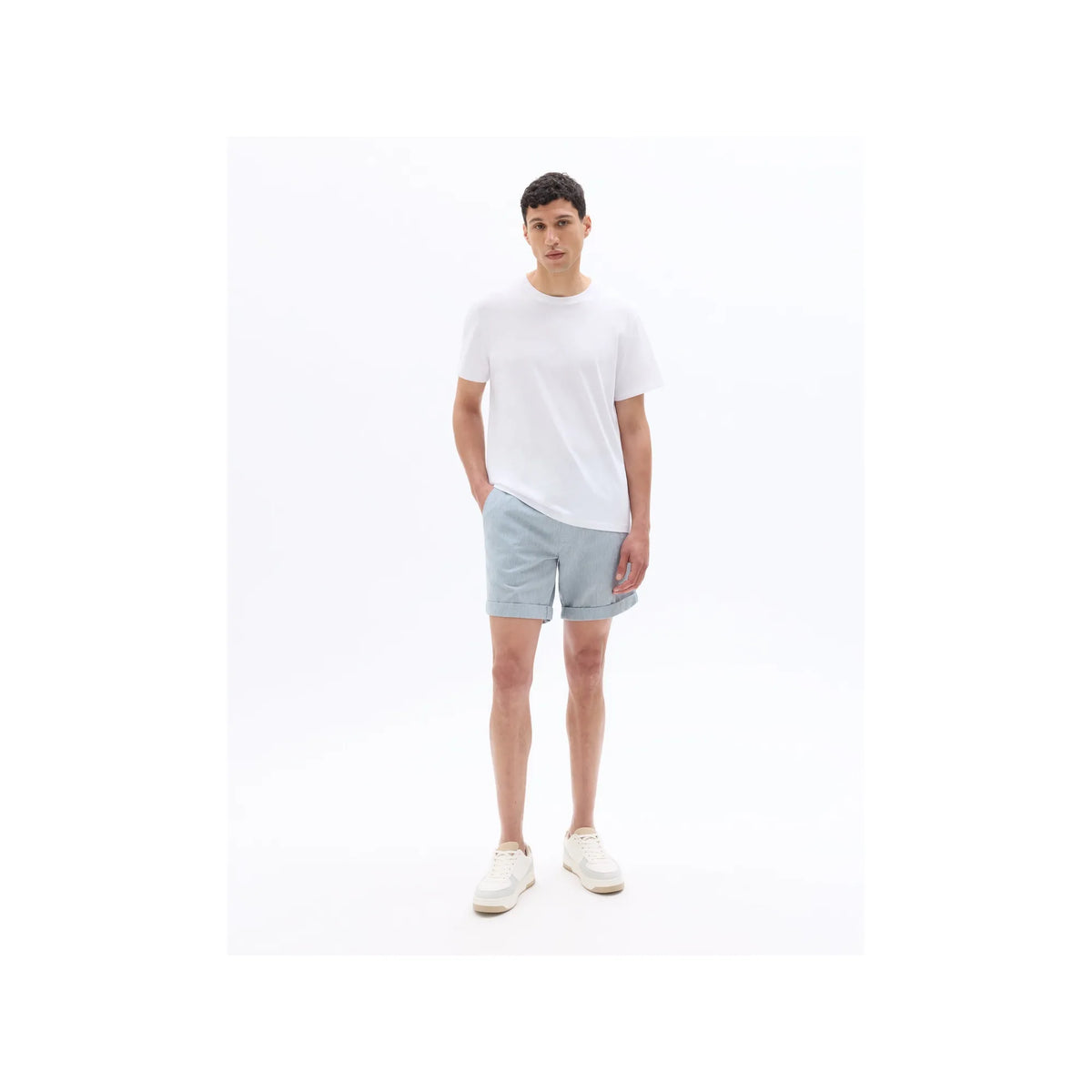 Linen And Cotton Bermuda