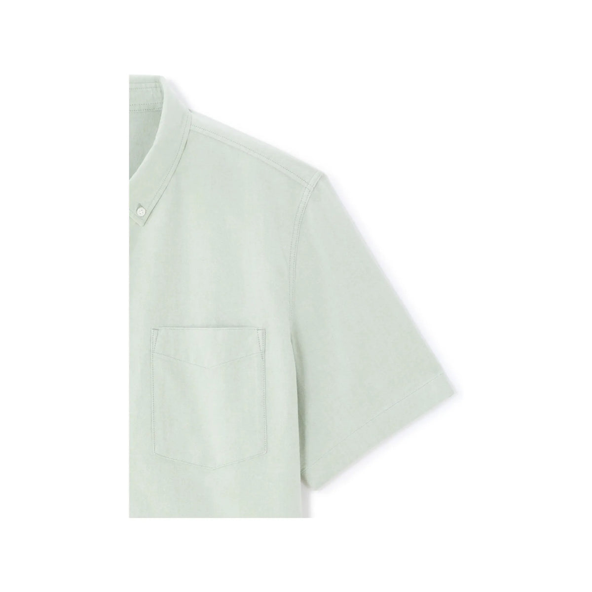Green Regular Fit 100% Cotton Short-Sleeve Oxford Shirt