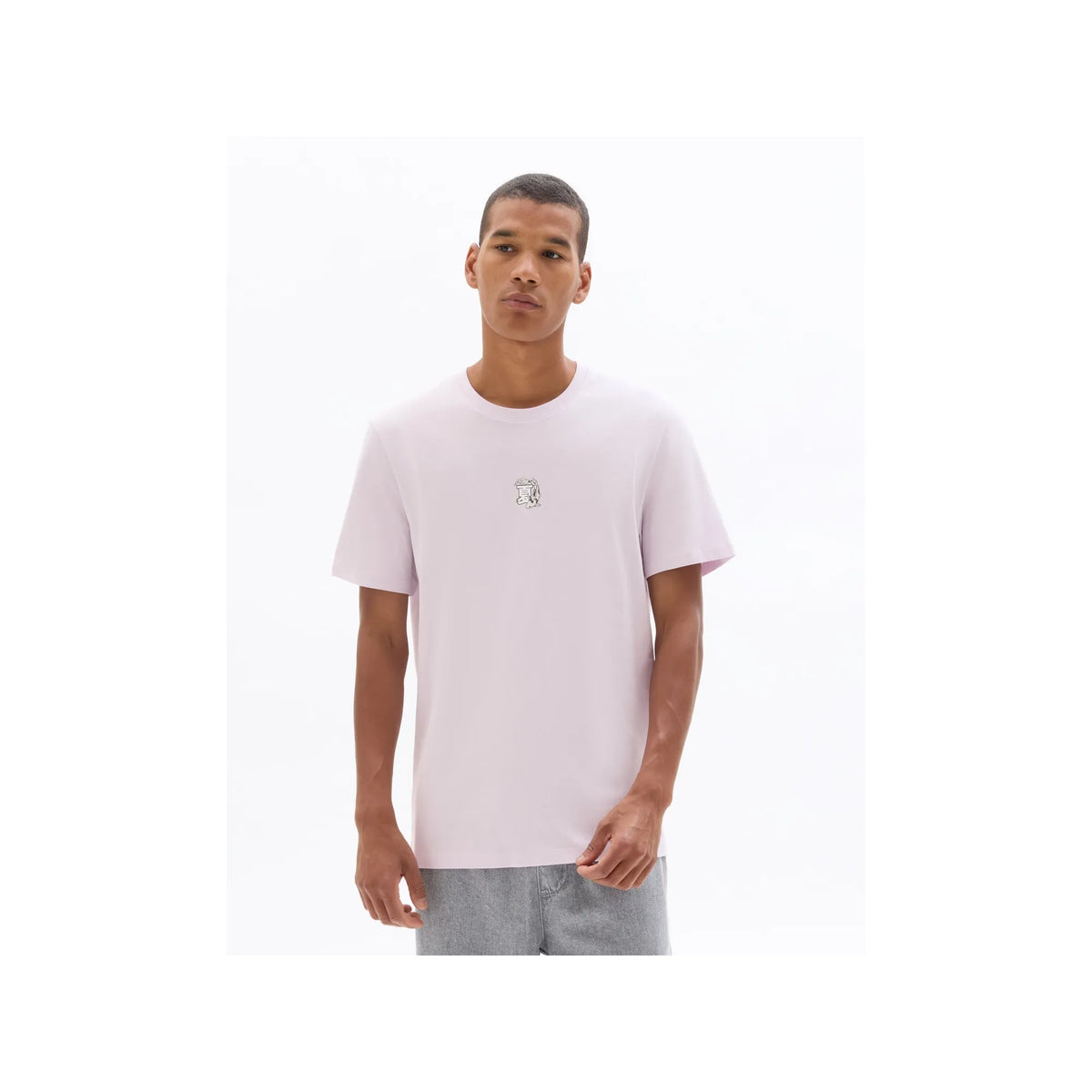 Purple Regular Fit Crew Neck T-Shirt