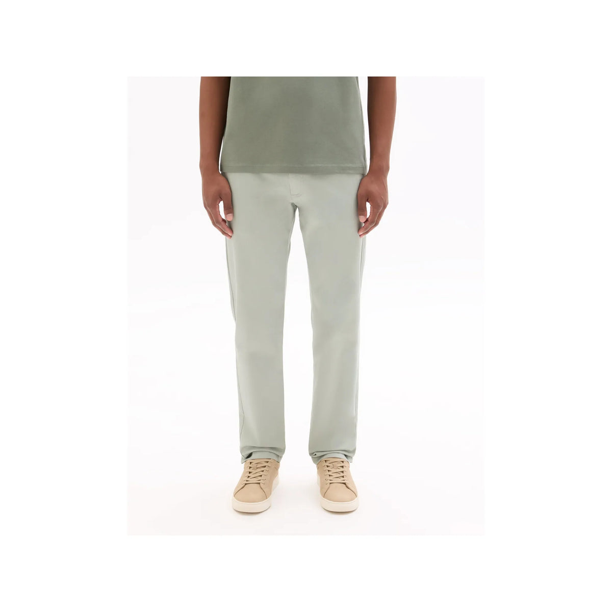 Slim-Fit Chino Trousers In Stretch Cotton, Standard Length