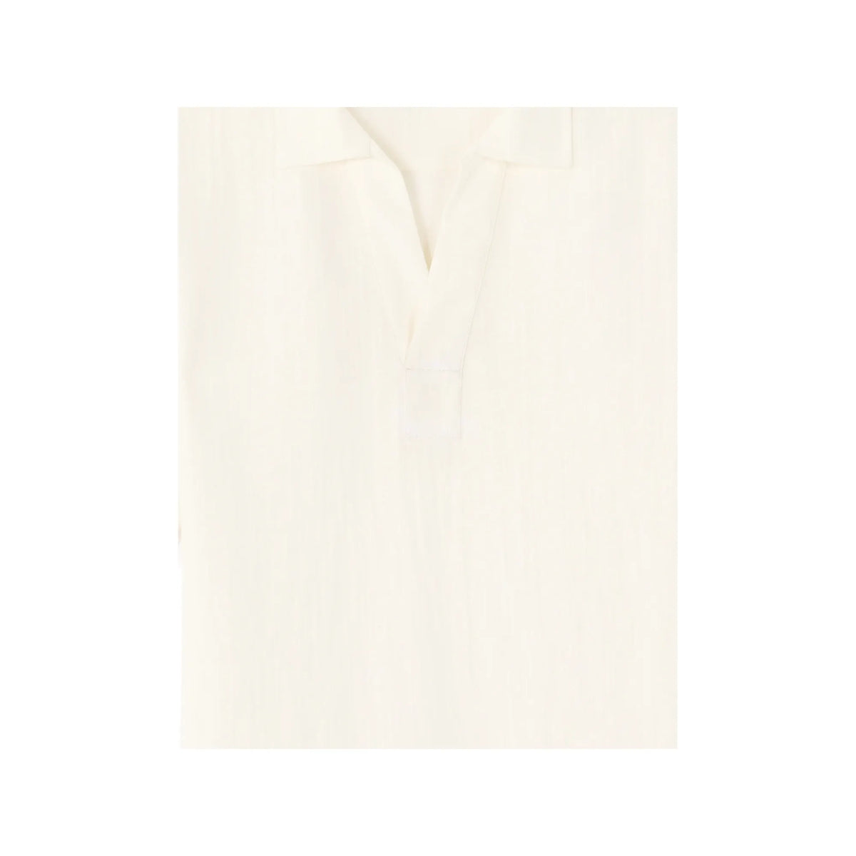 Short-Sleeved Regular Fit Textured Popover Shirt