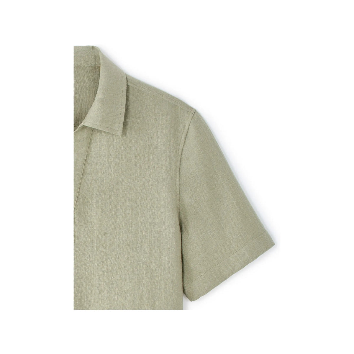 Textured Regular Fit Short-Sleeved Tunic Shirt