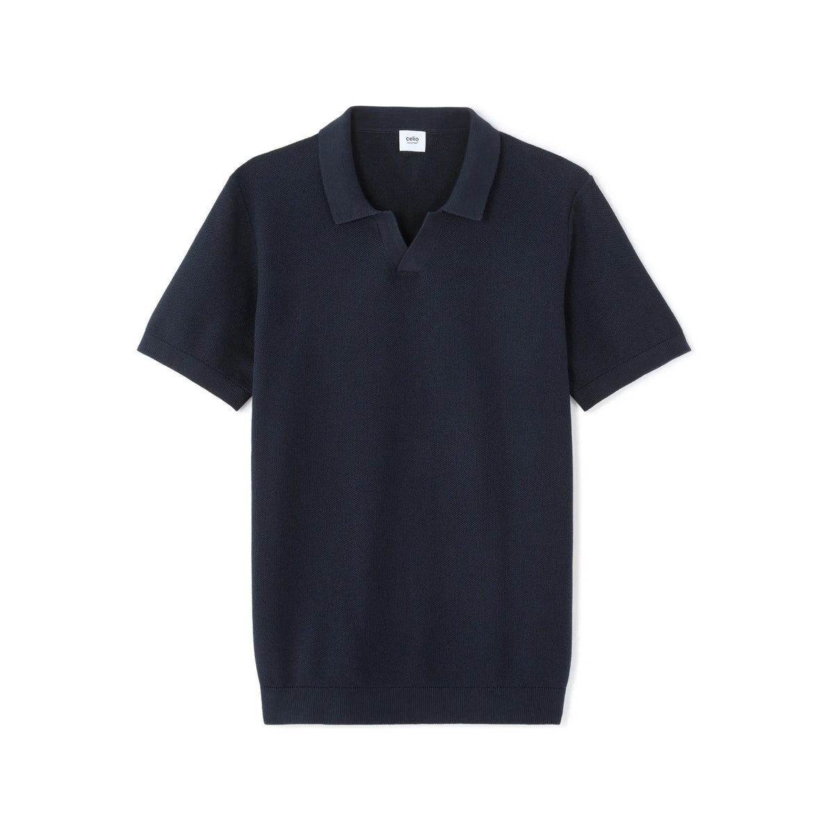 Regular Fit Pique Polo, 100% Cotton Knit