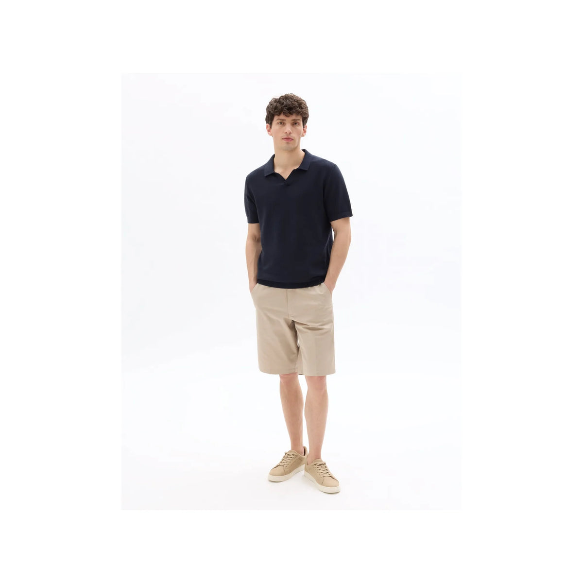 Regular Fit Pique Polo, 100% Cotton Knit