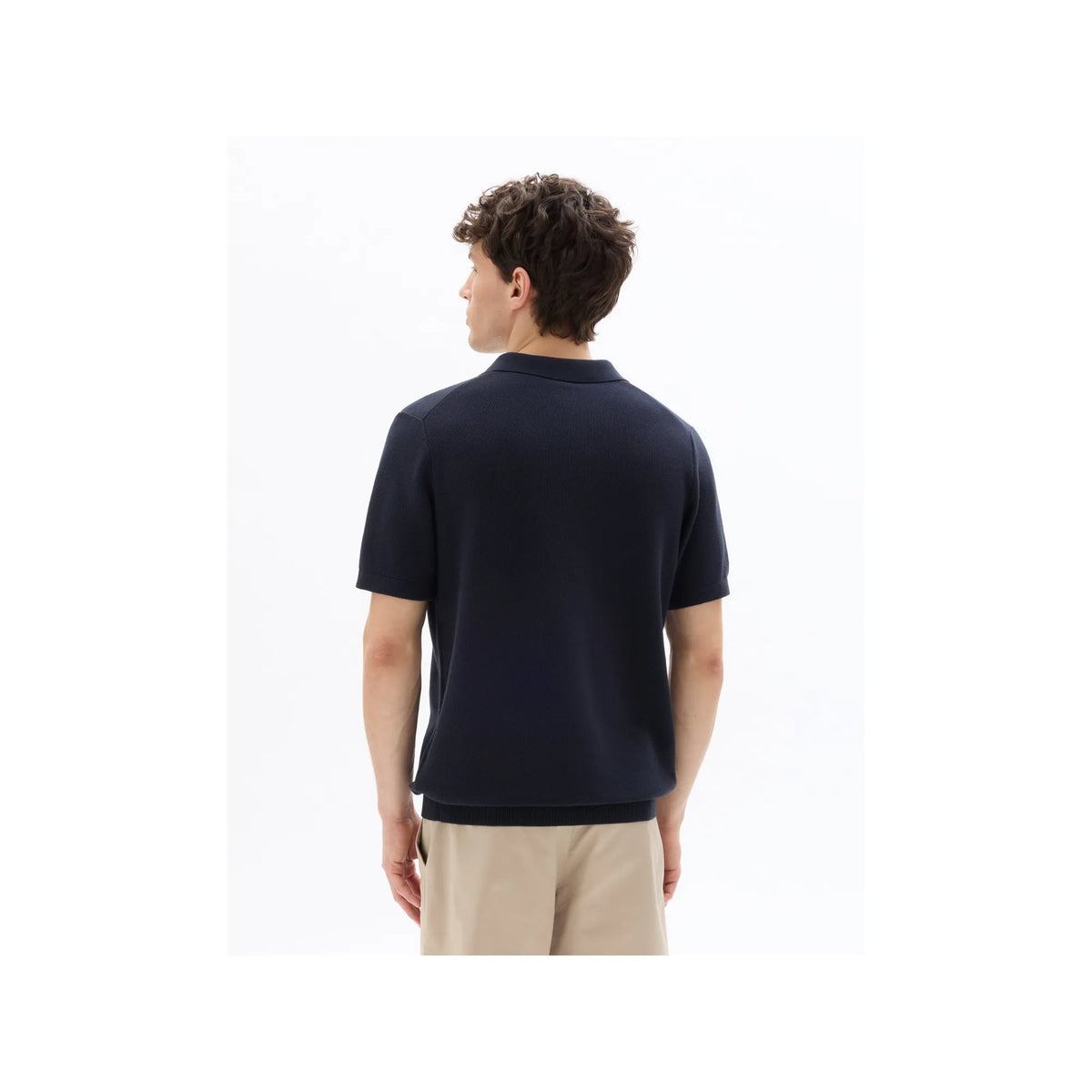 Regular Fit Pique Polo, 100% Cotton Knit