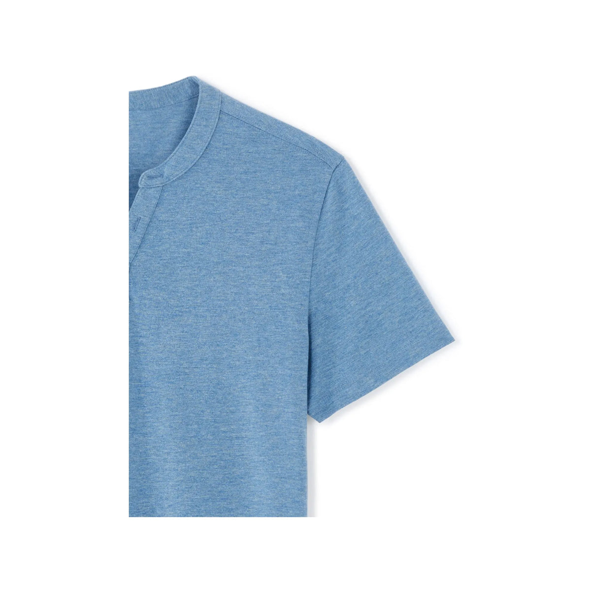 Regular Fit Henley T-Shirt, Cotton Blend