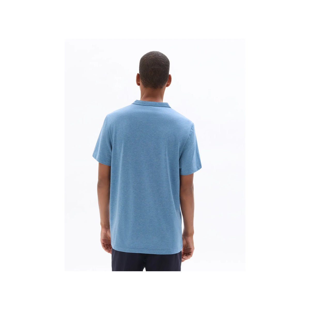 Regular Fit Henley T-Shirt, Cotton Blend