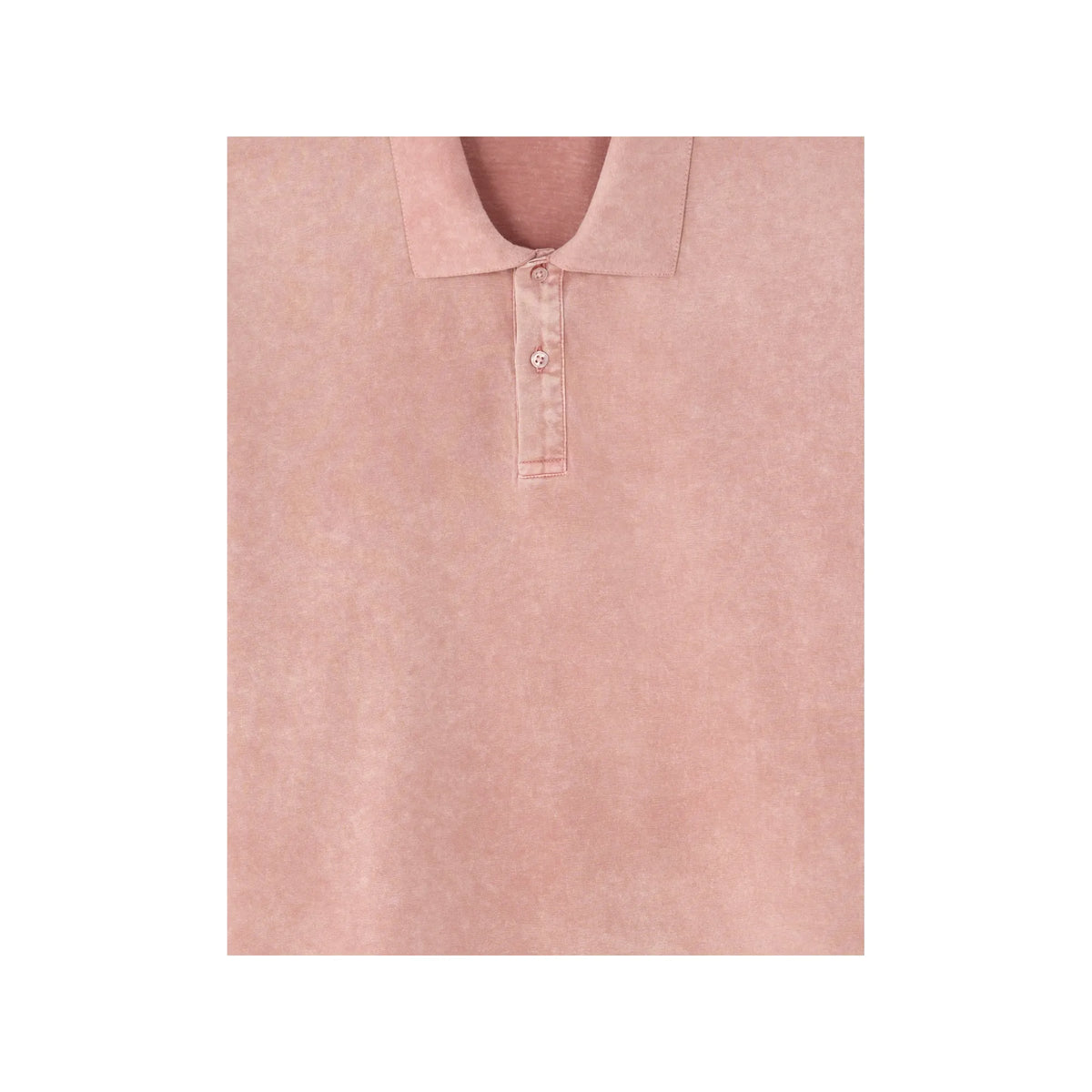 100% Cotton Washed Look Polo Jersey