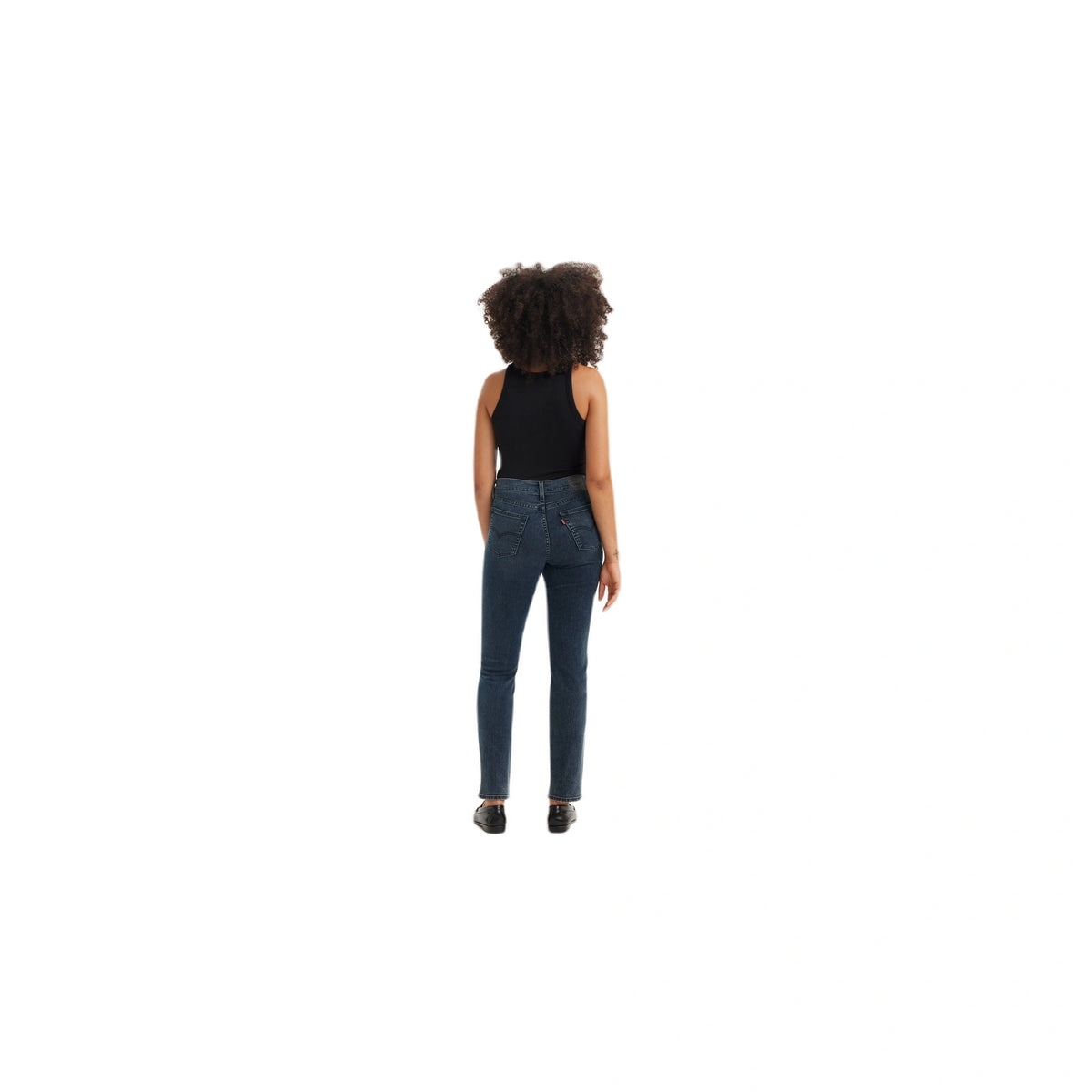 High Rise Straight Jeans