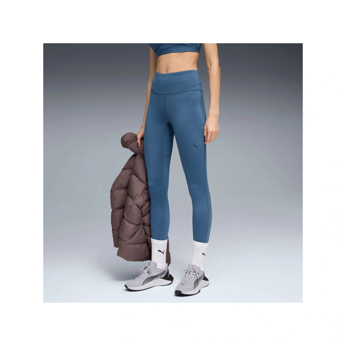 سروال تضيق رياضي بخصر مرتفع PUMA SHAPE للنساء