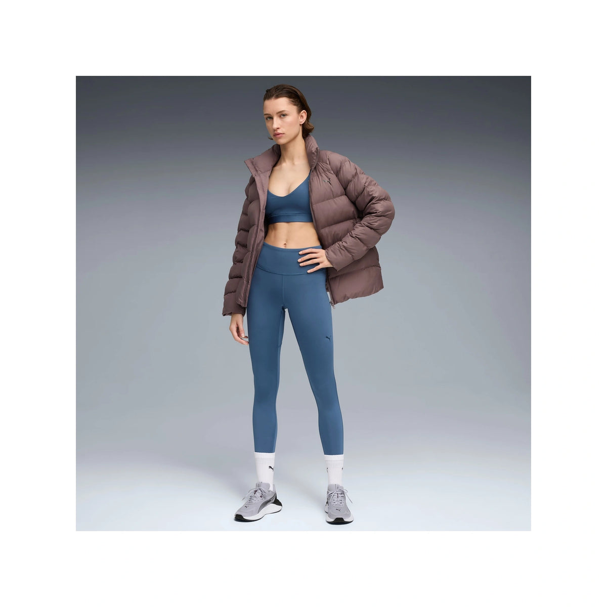 سروال تضيق رياضي بخصر مرتفع PUMA SHAPE للنساء