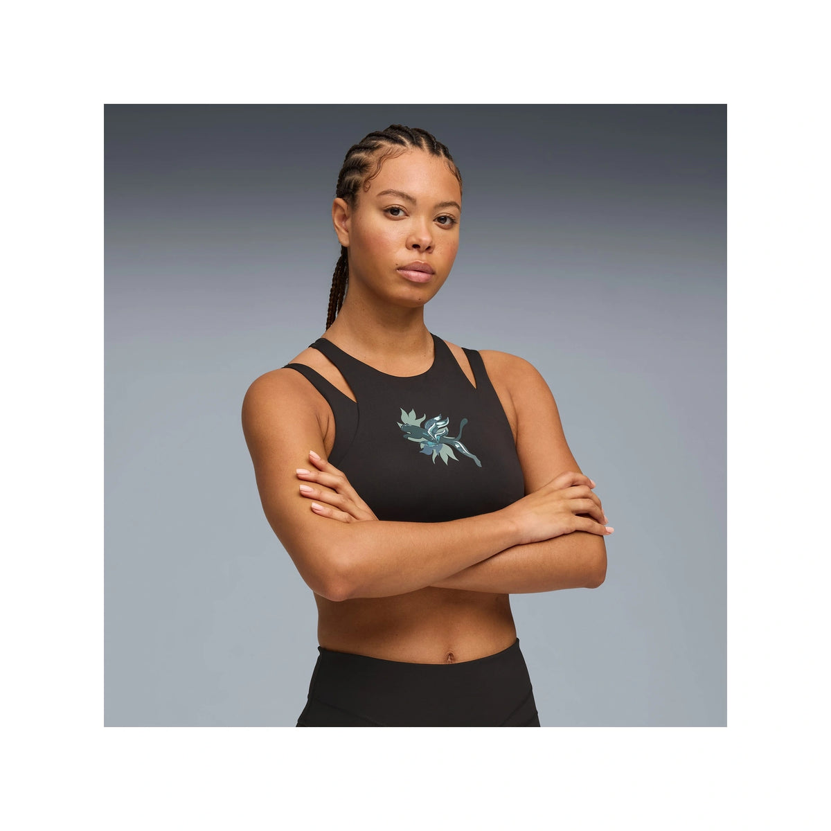 GREEN TERRAINS GRAPHIC BRA - MID Women