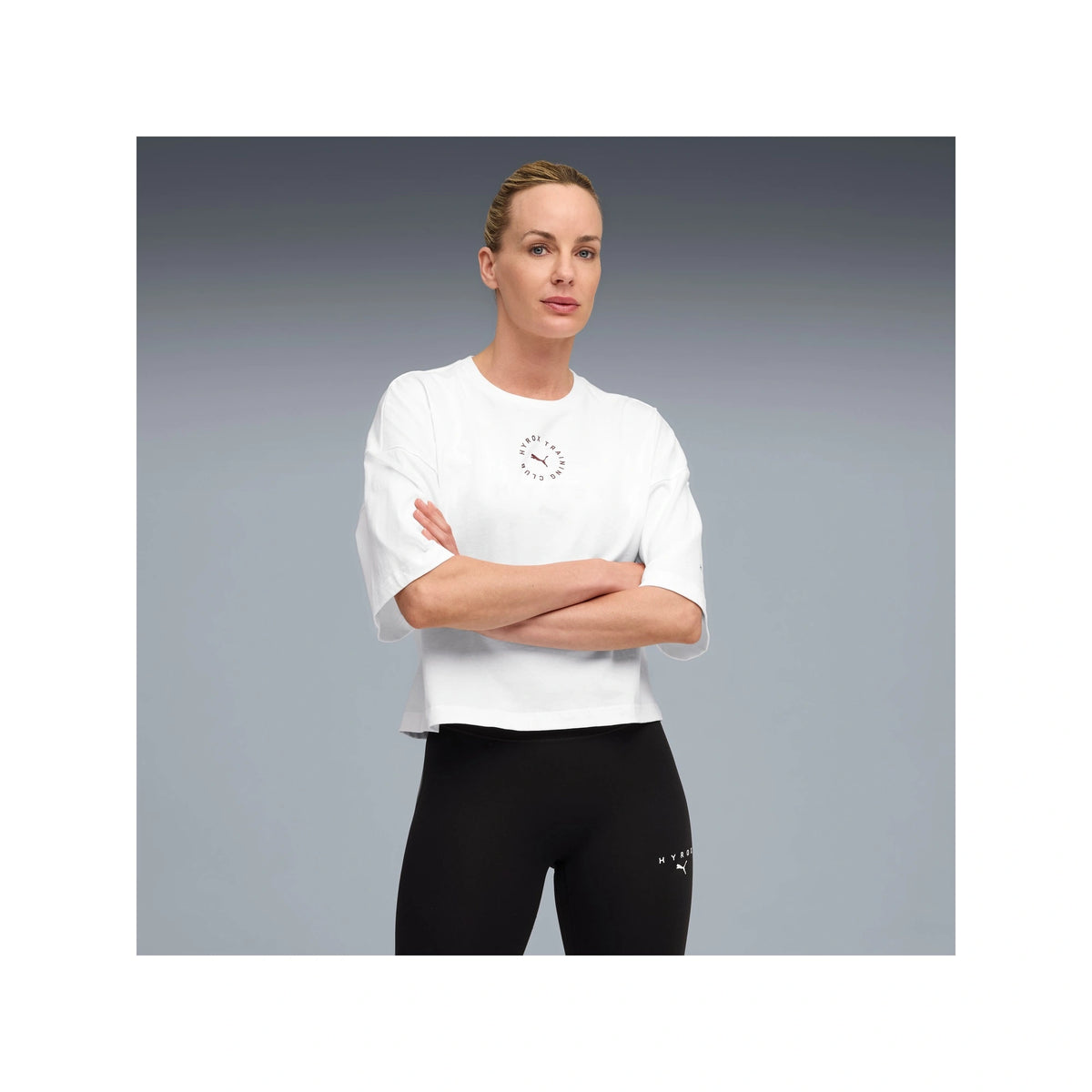 PUMA x HYROX Cropped Lifestyle Tee Women