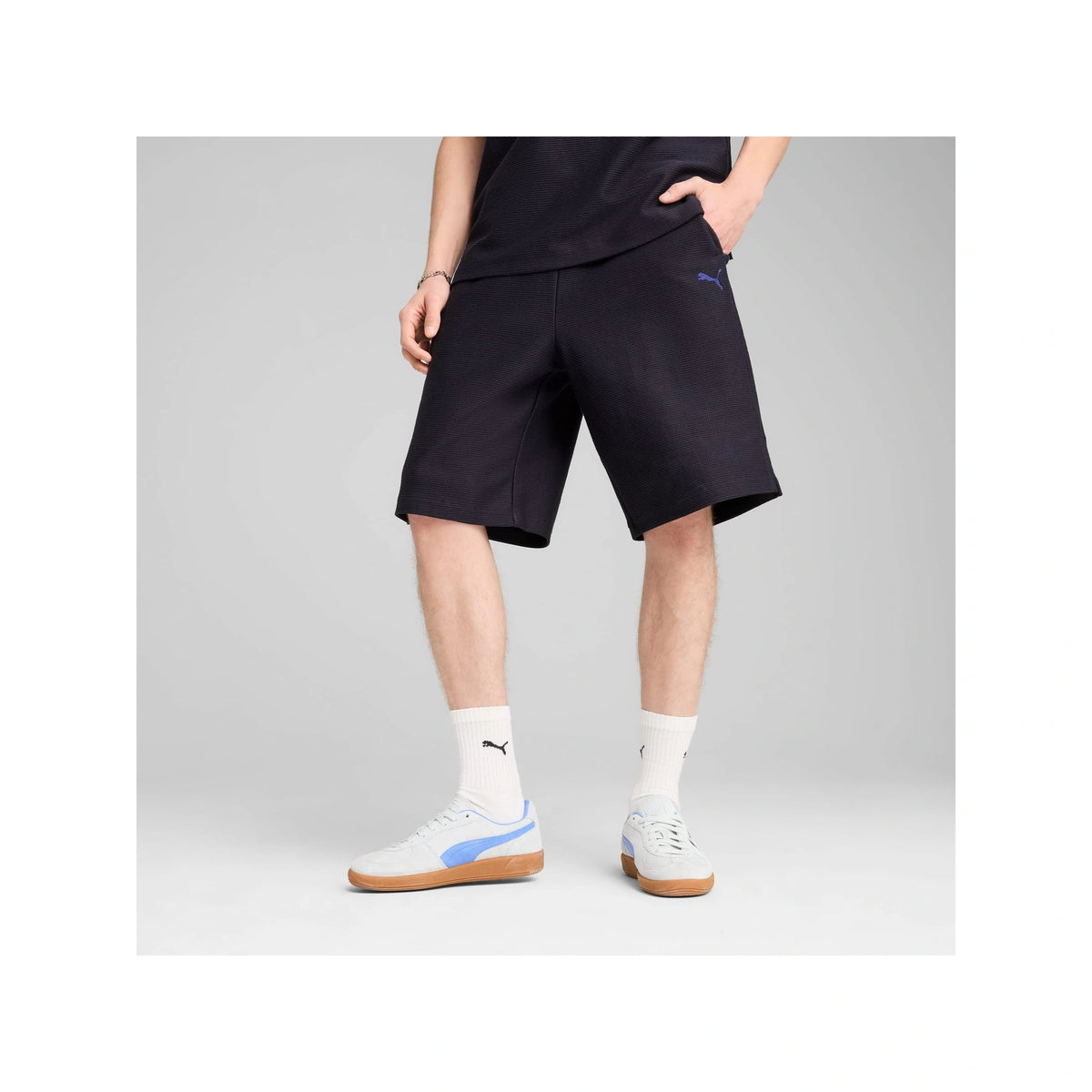 PREMIUM ESS Jacquard Long Line Relaxed Shorts 11" Unisex