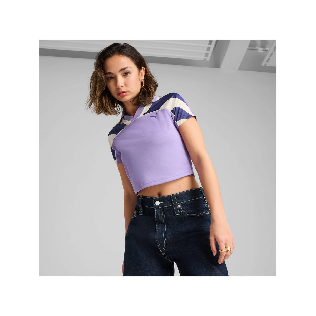 FUTURE.PUMA.ARCHIVE Football Jersey Baby Tee Women