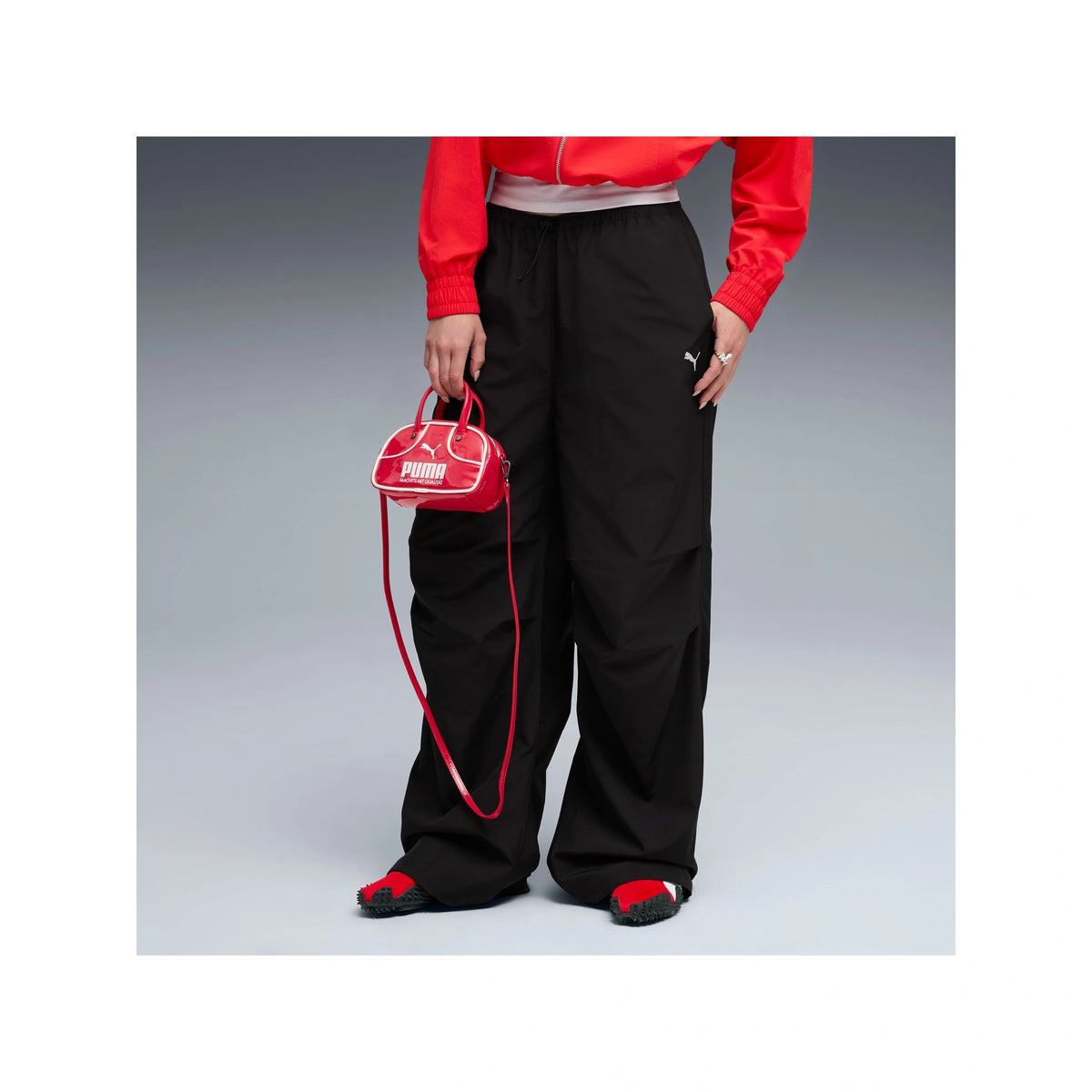 Wardrobe Essentials Parachute Woven Pants Women