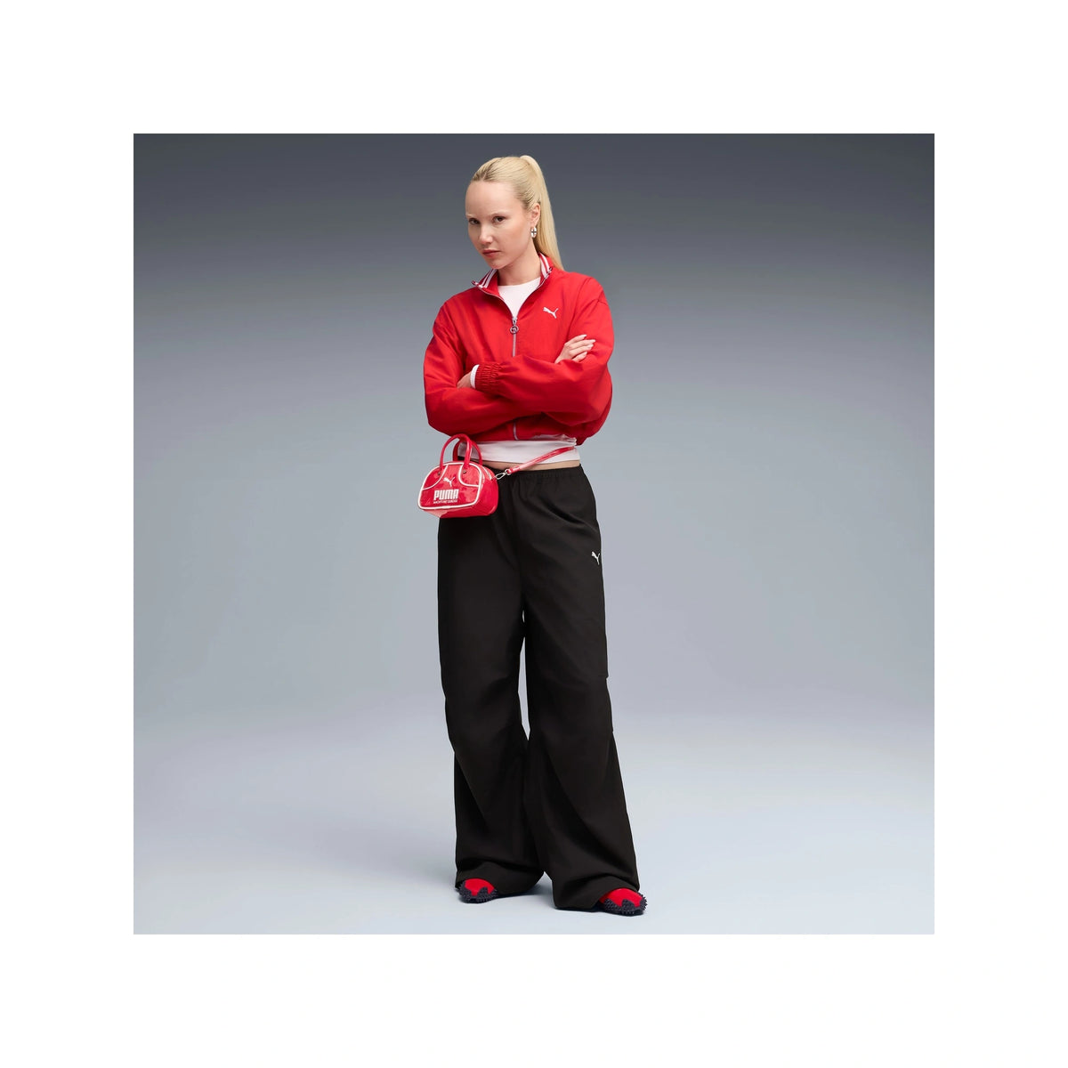 Wardrobe Essentials Parachute Woven Pants Women