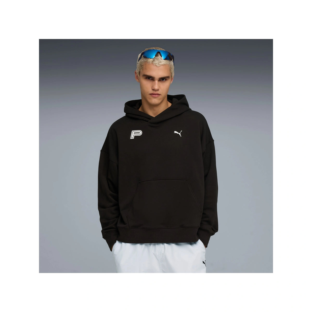 هودي للجنسين بقصة مربعة وطبعة FUTURE.PUMA.ARCHIVE