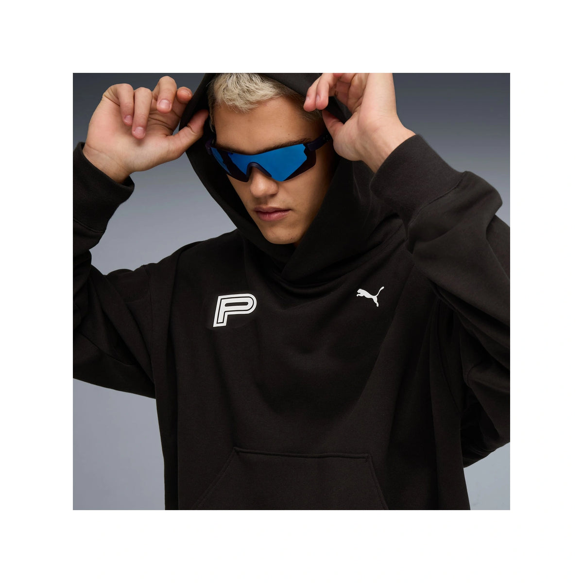 هودي للجنسين بقصة مربعة وطبعة FUTURE.PUMA.ARCHIVE