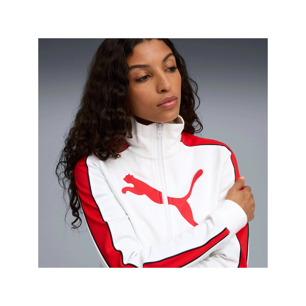 FUTURE.PUMA.ARCHIVE T7 Slim Cropped Track Jacket Women