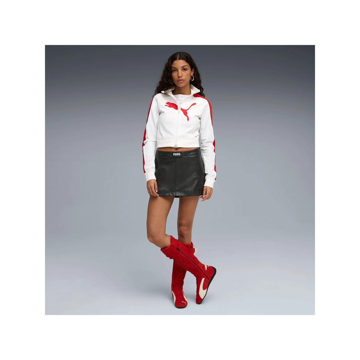 FUTURE.PUMA.ARCHIVE T7 Slim Cropped Track Jacket Women