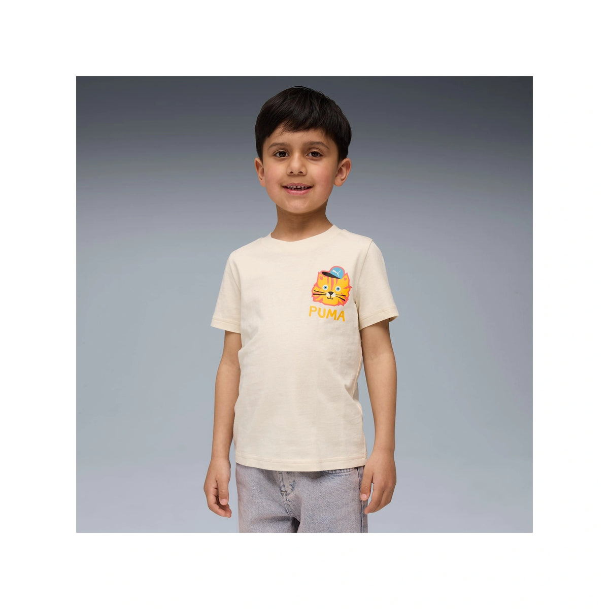 Moody Cat Graphic T-shirt I Kids