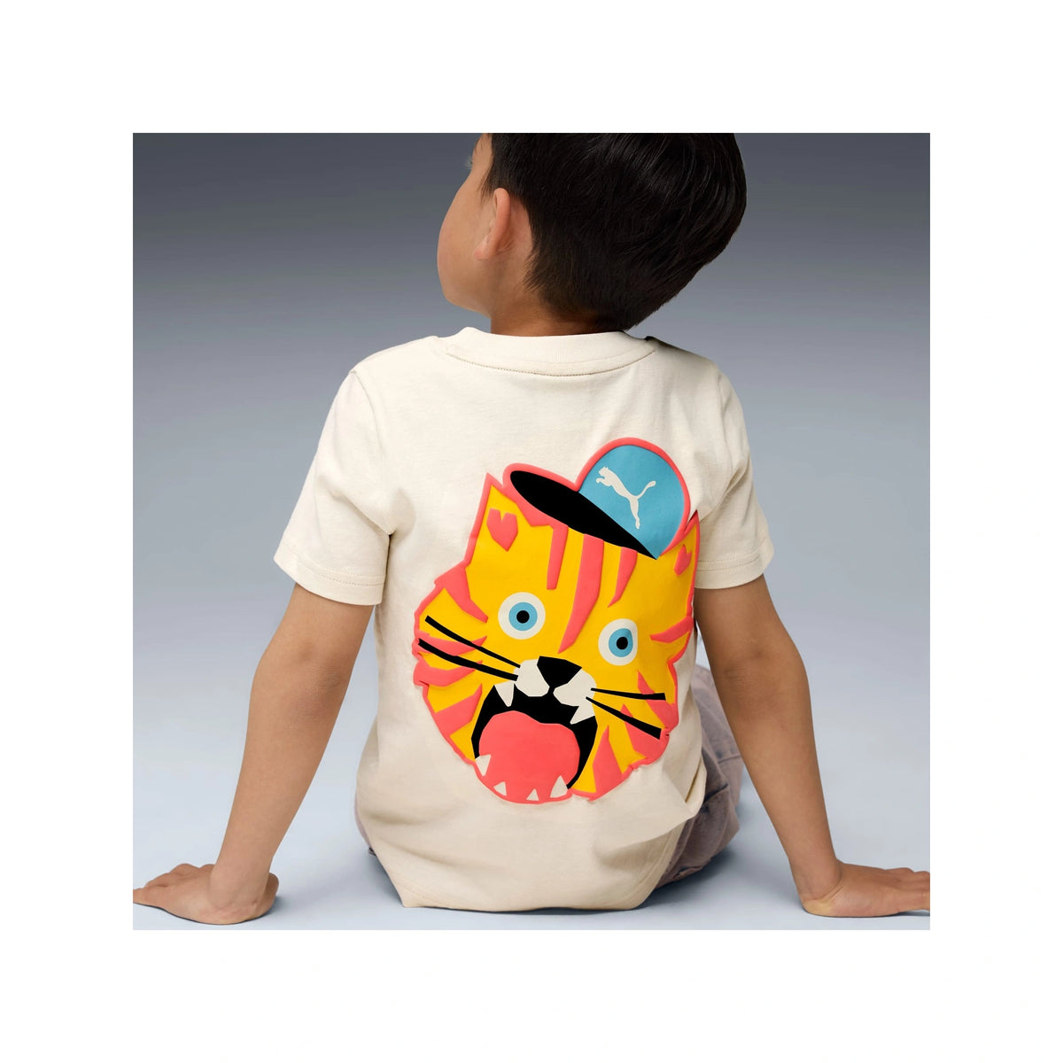 Moody Cat Graphic T-shirt I Kids