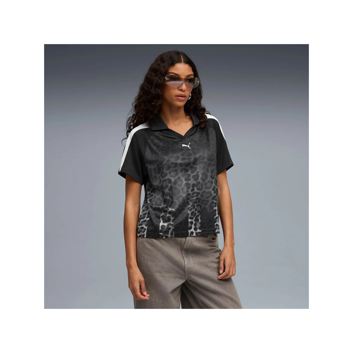 T7 Leo Luxe Relaxed Football Jersey Women