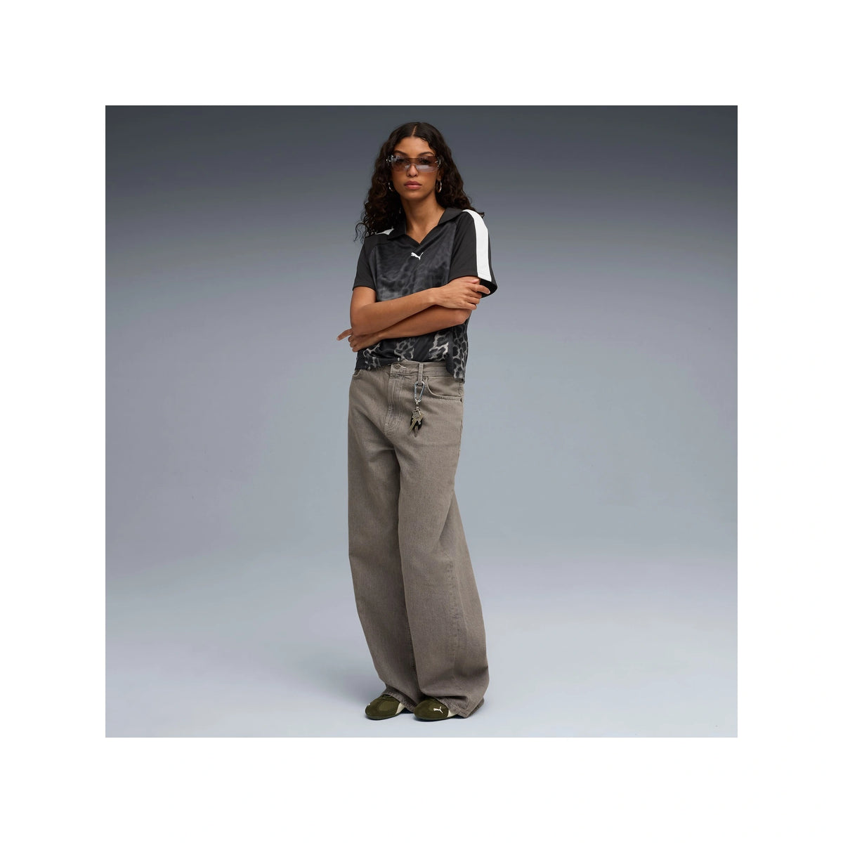 T7 Leo Luxe Relaxed Football Jersey Women