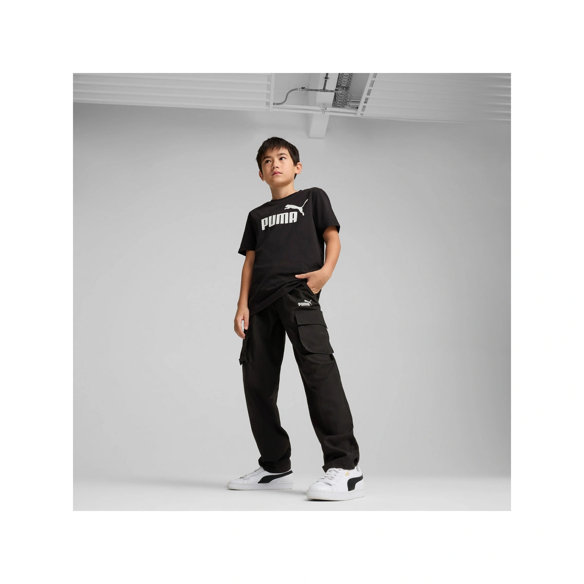 ESS No. 1 Logo Woven Cargo Pants Youth