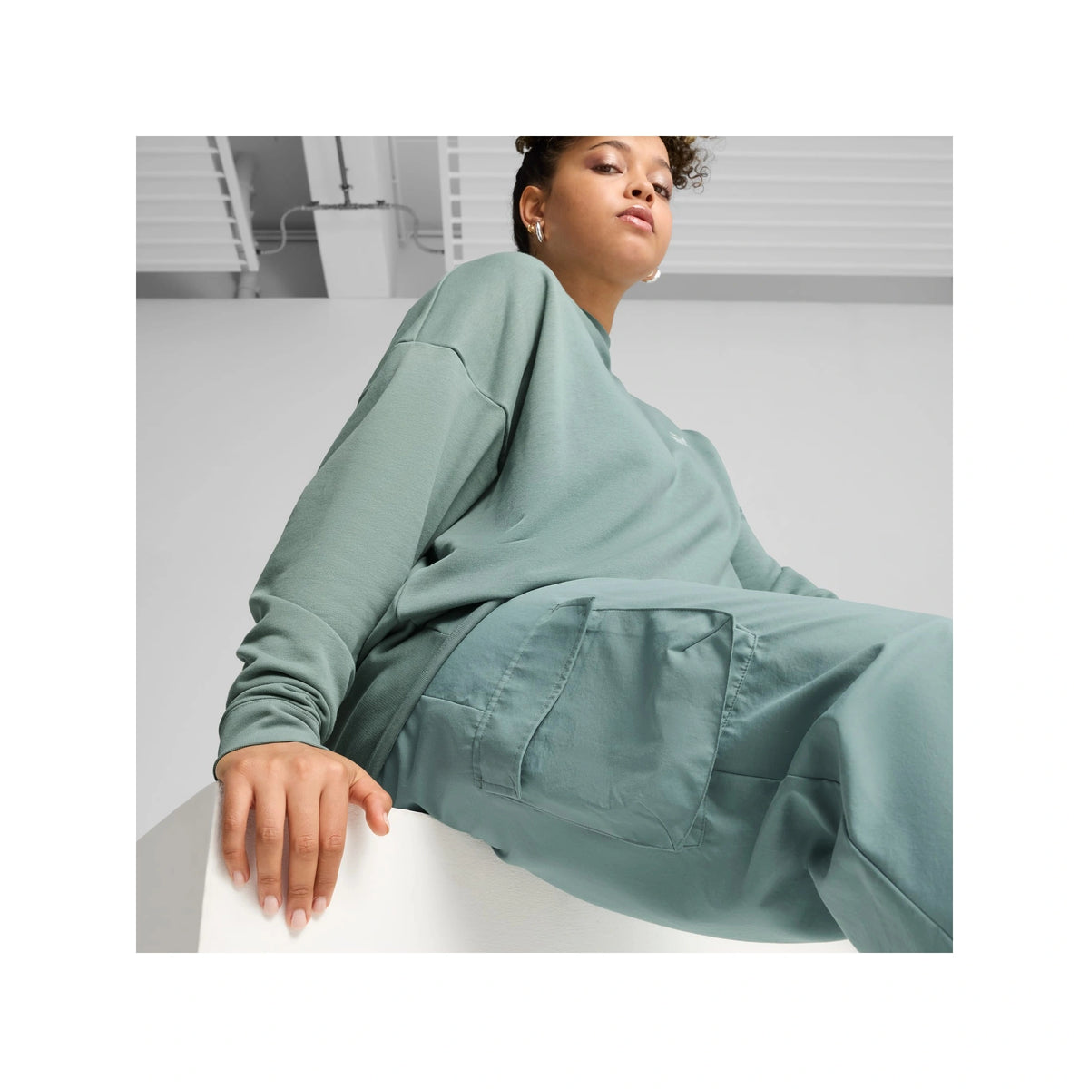 Essentials Small No. 1 Logo Woven Cargo Pants Women