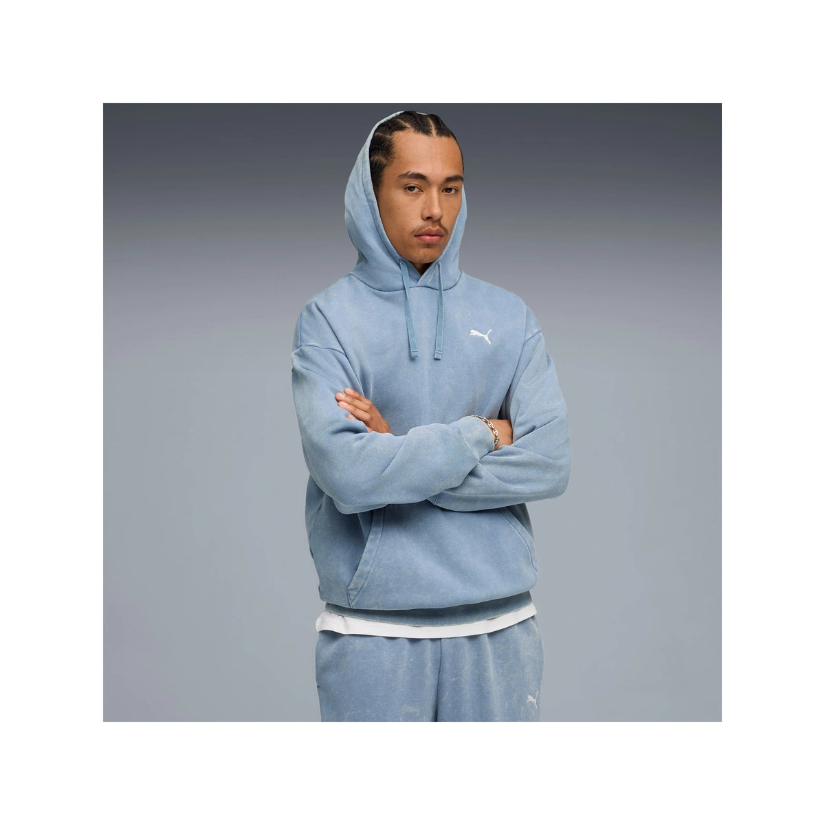 Essentials Elevated Relaxed Wash Hoodie Men