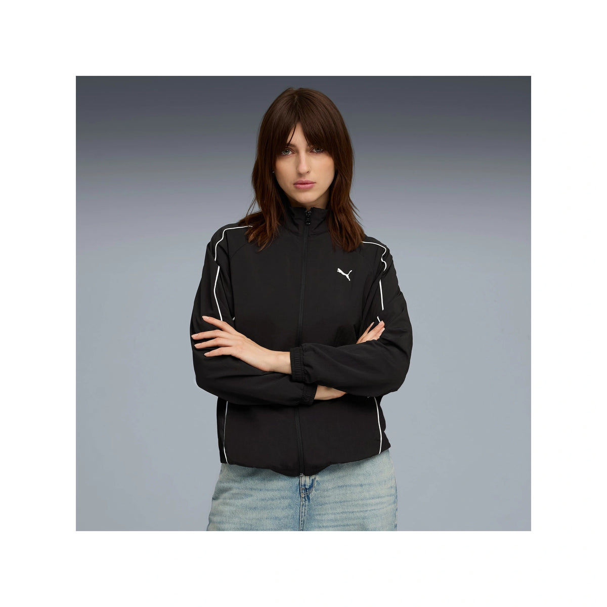 PUMA Sport Woven Full-Zip Jacket Women