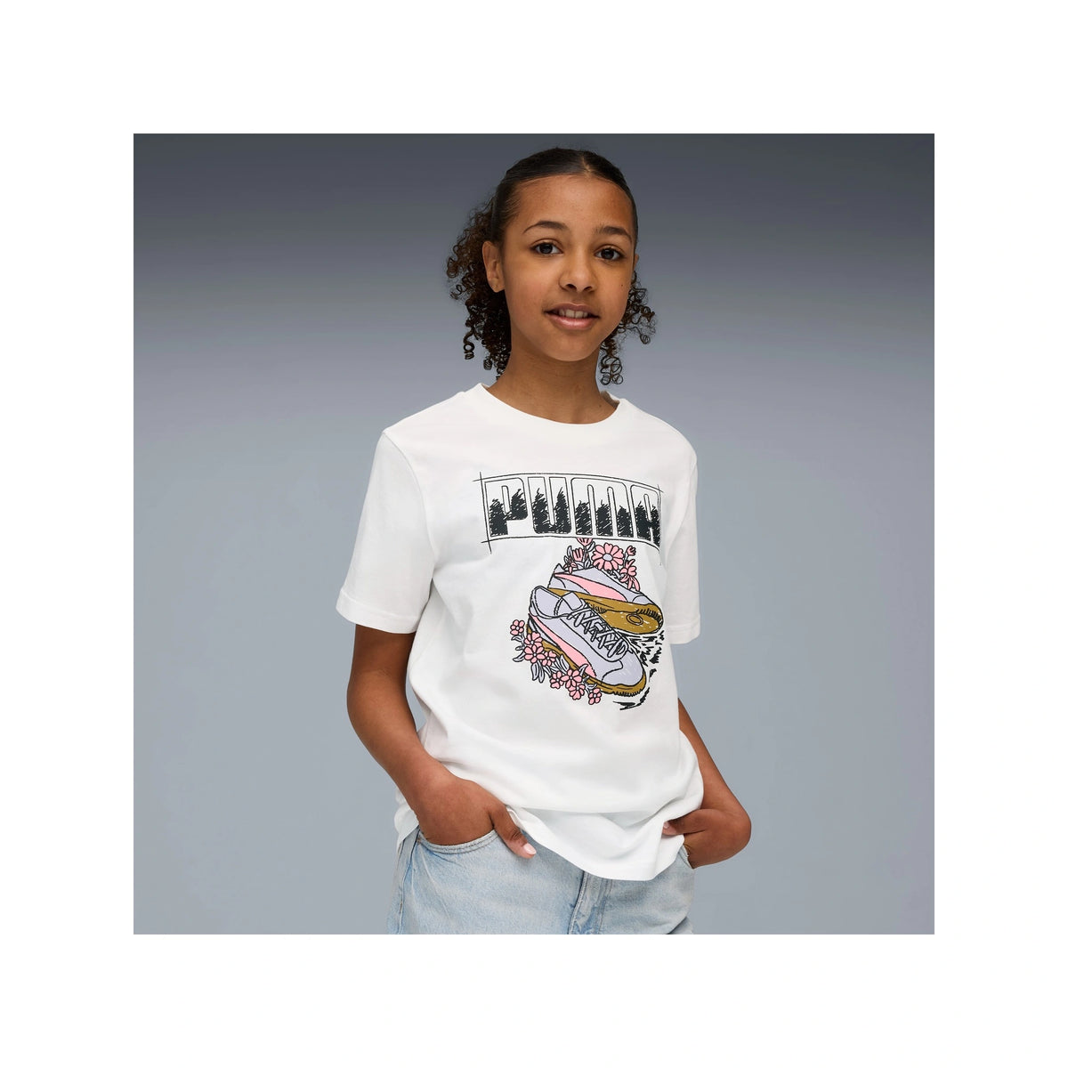 Graphic Sneaker T-shirt Youth