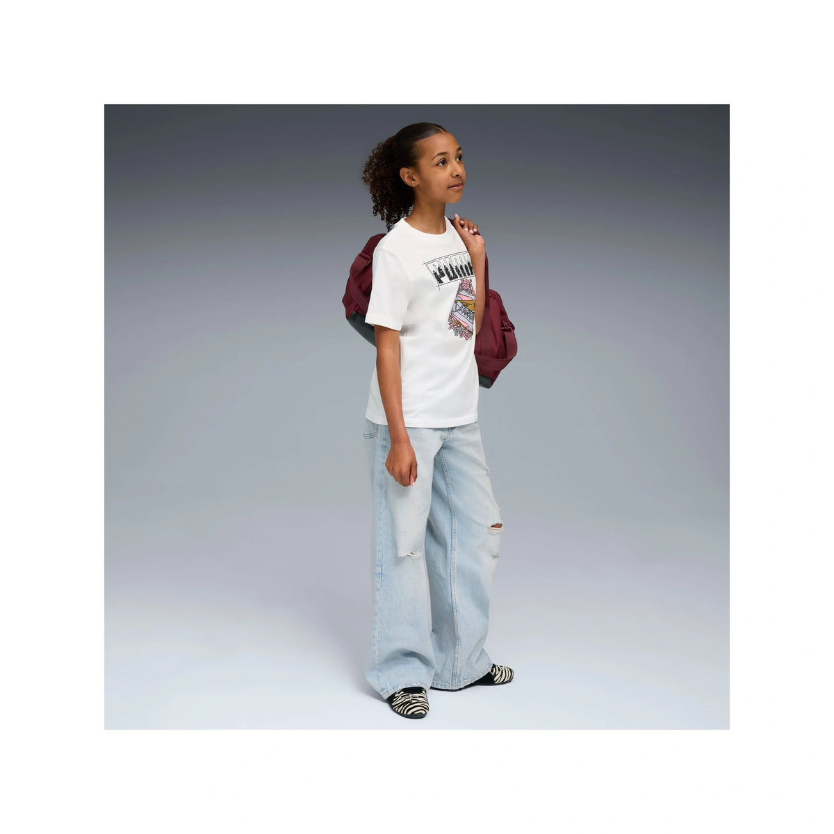 Graphic Sneaker T-shirt Youth