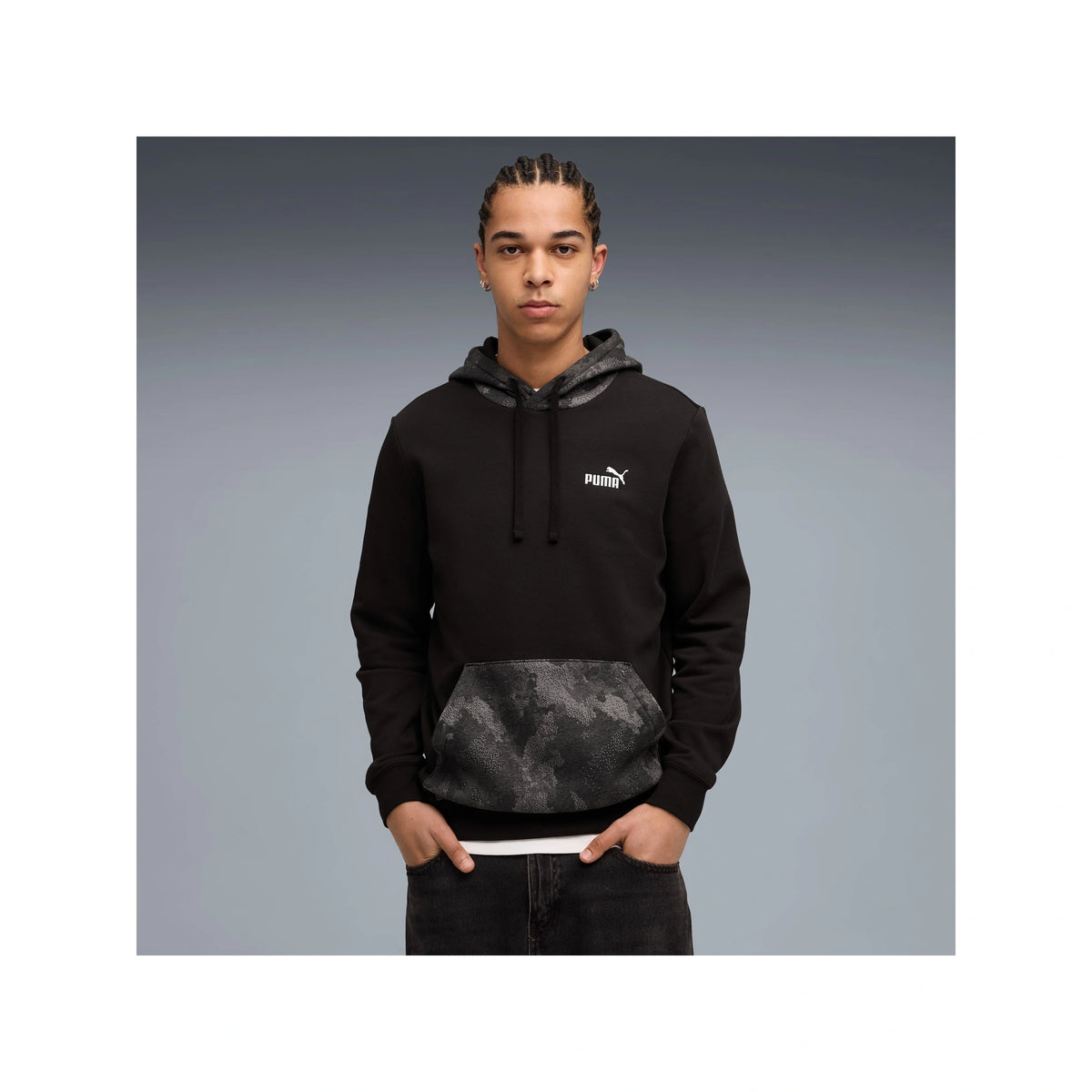 Essentials Camo Hoodie Men