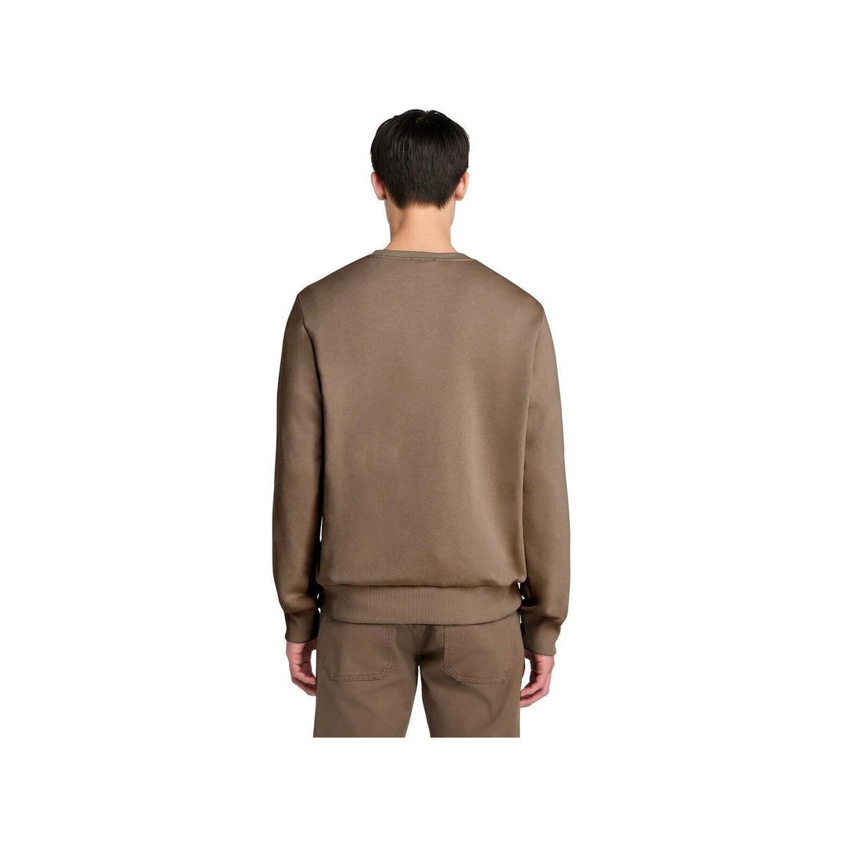 Oyster River Chest Logo Brushback Crew Neck